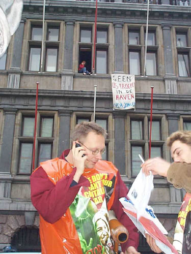 PVDA Youth Occupy Antwerp City Hall
