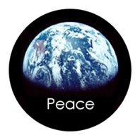 Free Earthrise Peace Button