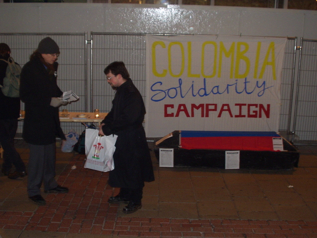 Cardiff Activists mark Human Rights Day, Dec 10th.