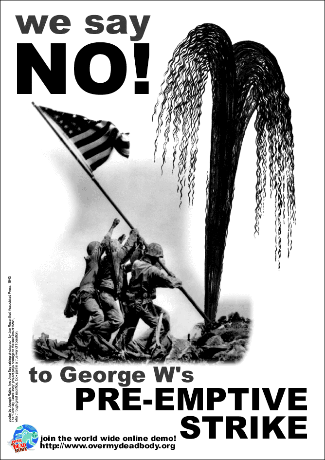 Posters for Anti-War Demos