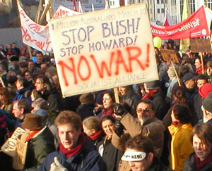 AUSTRALIA +World NOWAR-round-up: Largest coordinated anti-war protest in history
