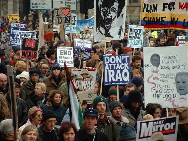 Yet more London anti-war demo photos...