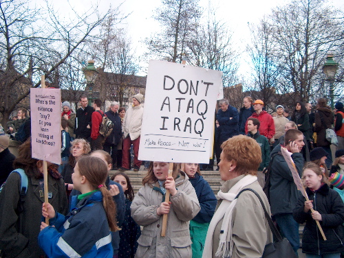 Edinburgh anti-war demo March 6th
