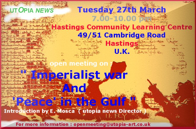Imperialist war and 'Peace' in the Gulf