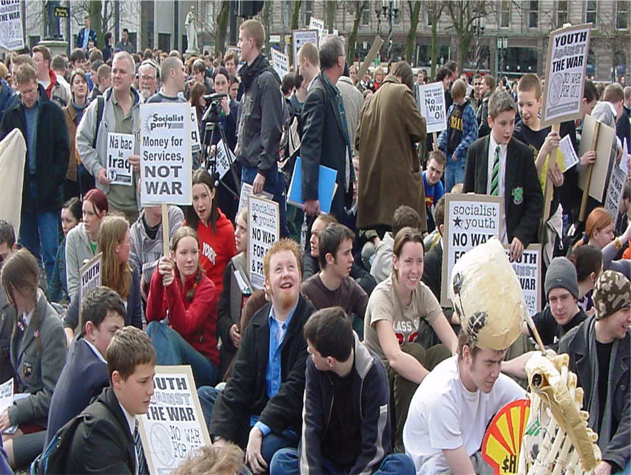 Northern Ireland Youth Revolt Against the War