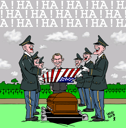 Ha! Ha! Ha! (By Latuff)