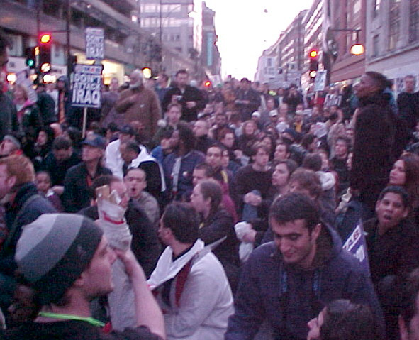 Photos Of The Oxford St Blockade, London, M22