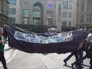 Baku Oil Pipeline Protest at BP HQ : 26/03/03 pics