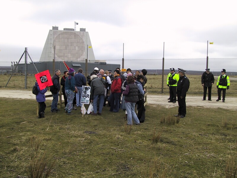 Pictures from Reclaim The Bases, Fylingdales