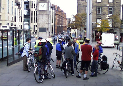 the cyclists assemble