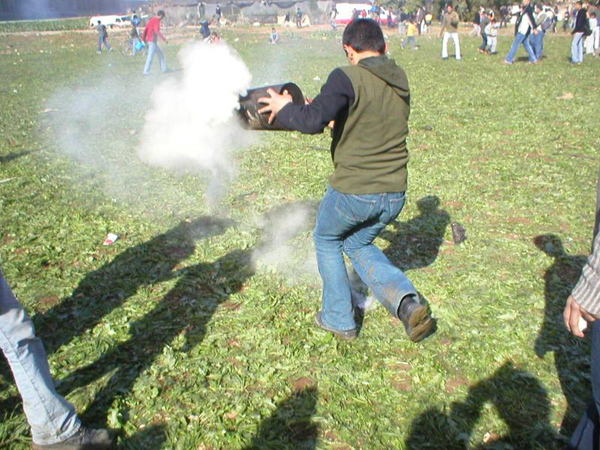 Teargas canister