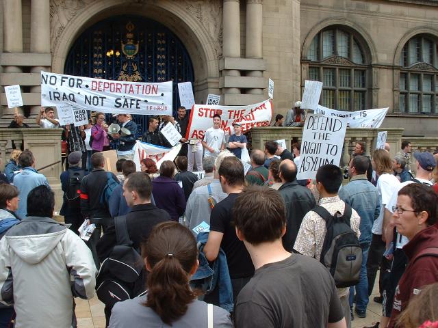 Rally at the Town Hall steps