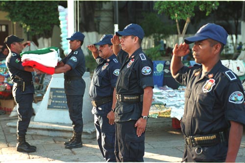 The Oaxaca Police. Not well known for their progressive stance.