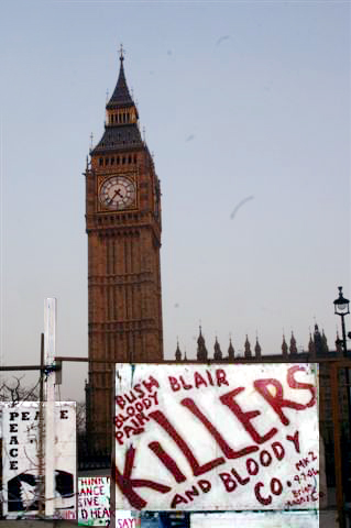 ...AND BIG BEN WITH SOME POSTERS