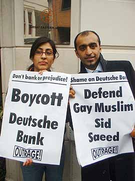 Deutsche Bank Protest, London 16 March 2005