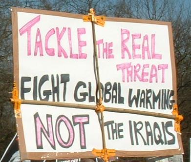 Fight global warming not Iraqis