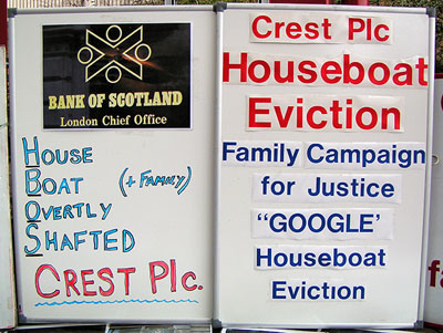 Bank of Scotland HBOS Crest Plc Houseboat Eviction NEC Birmingham