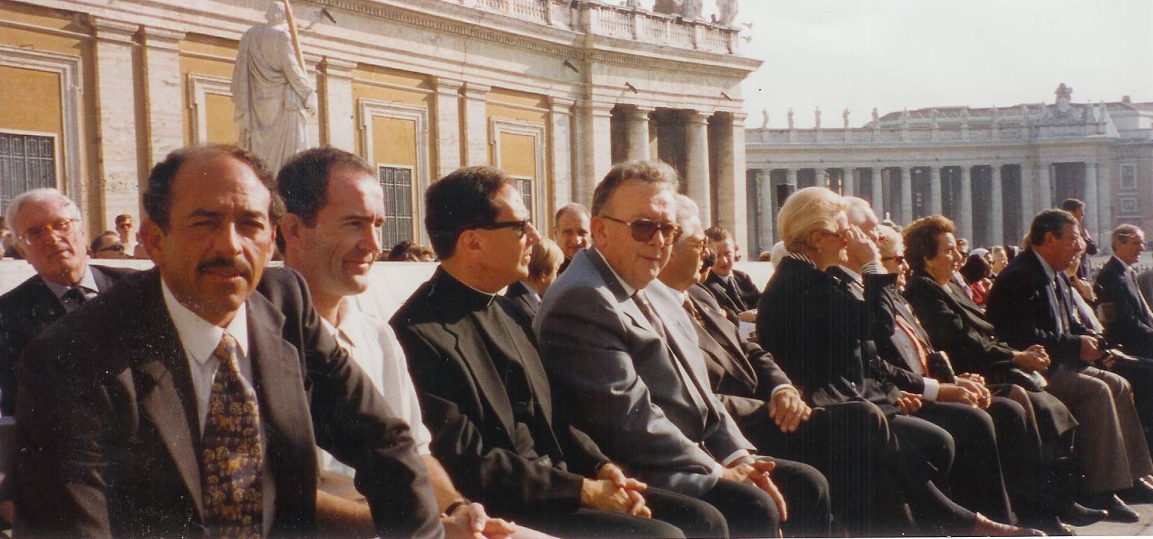 Dr. Jack Shepard before his Papal Blessing his Middle East Peace initiatives
