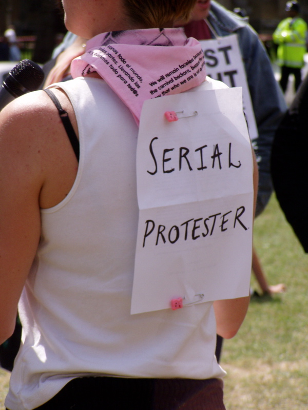 serial protestor