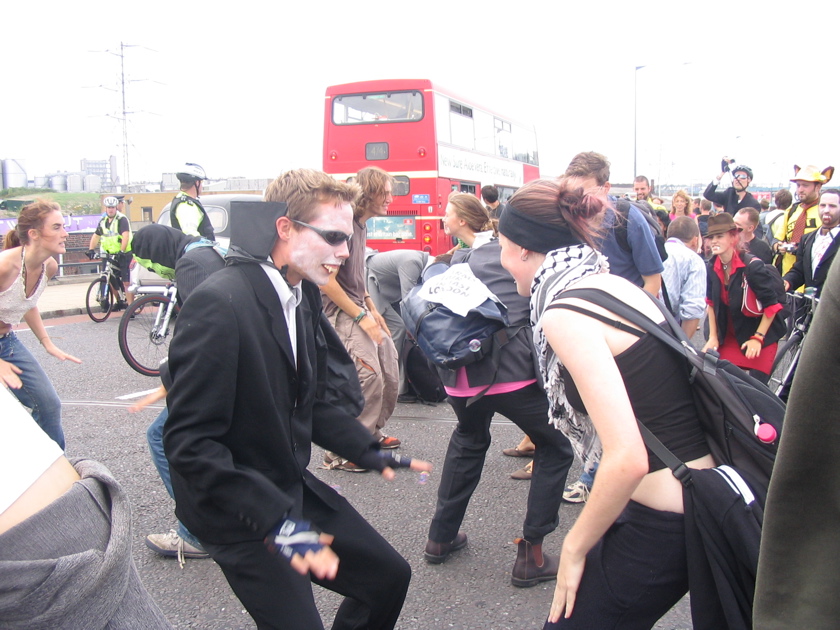 dancing in the streets with the zombie crew