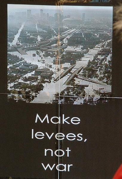 Make levees not war