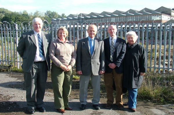 Den Dover MEP with Conservative Rochdale councillors visit the Spodden Valley...