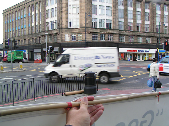 Evening News Drive By Bank of Scotland Corporate Edinburgh