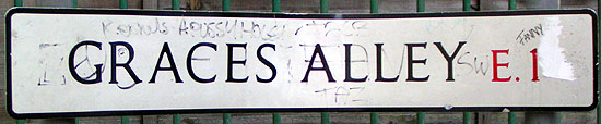 Graces Alley E.1 London Home of Wiltons Music Hall