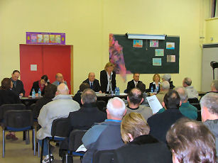 Public meeting between tenants and council