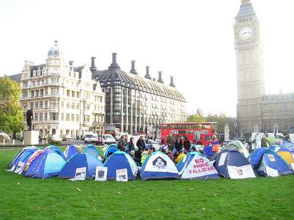Another view of Peace Camp.