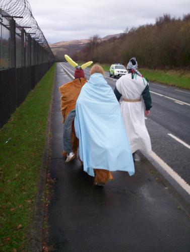 Mary, Joseph and the donkey