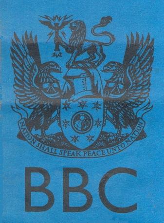 the old BBC crest which was phased out when John Birt became DG