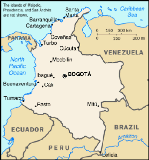colombia map