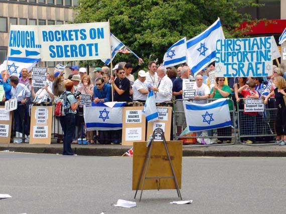 ...And a Zionist Rally!