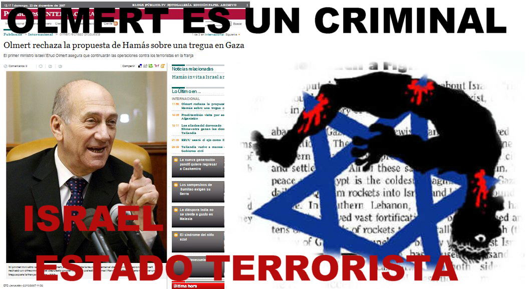 Olmert is a criminal