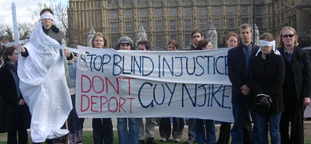 Londoners protest against blind injustice of removal to Cameroon