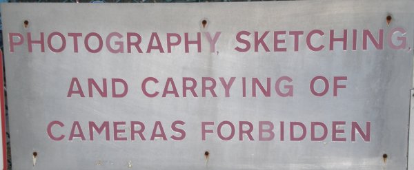 Photography forbidden!