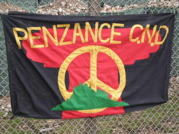 People turn up from all over the country including Penzance CND...