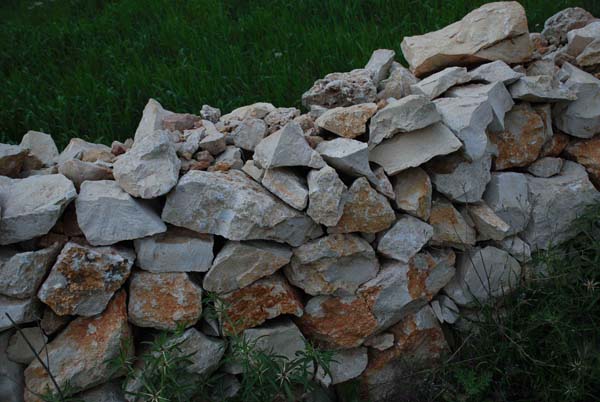 Dry Stone wall built with local stone