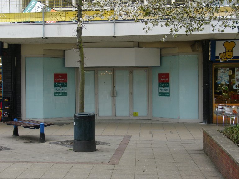 boarded-up shops