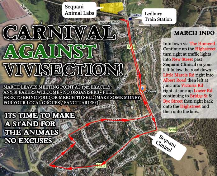 March route... PLEASE DISTRIBUTE THIS INFORMATION!