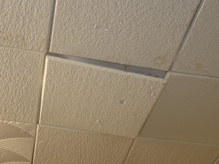 inflammable ceiling tiles in kitchen
