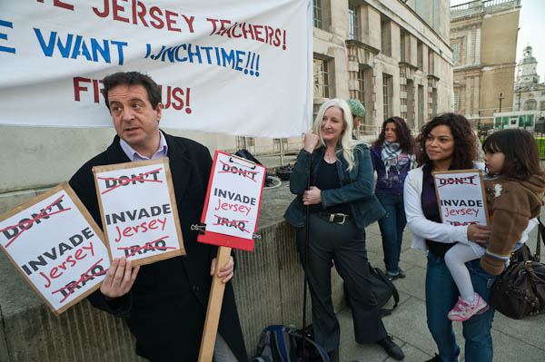 Jersey teachers want a lunchtime