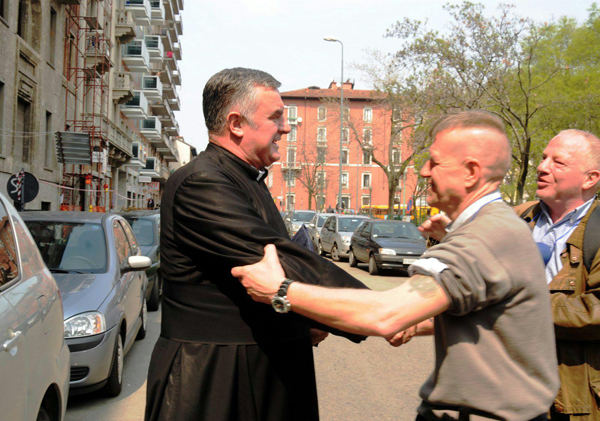 Don Giulio Tam The Fascist saluting priest