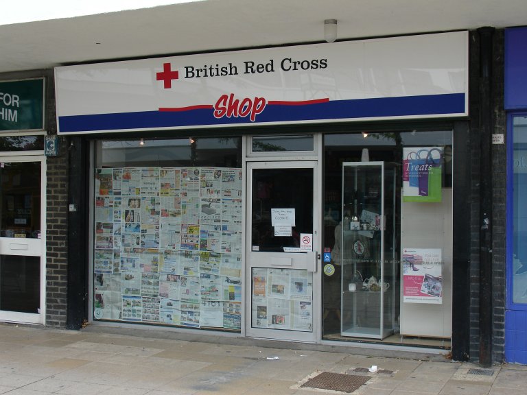 Closed Red Cross shop