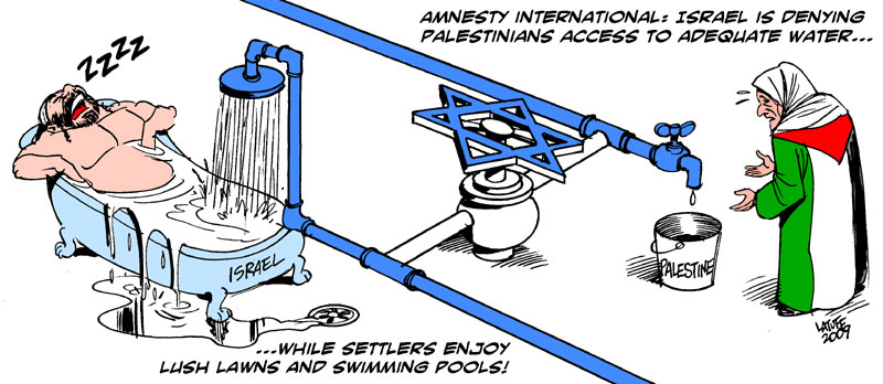 Israel denies water to Palestinians
