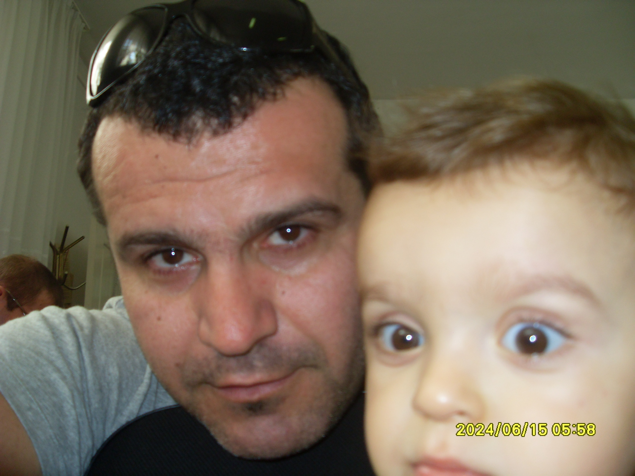 Panagiotis Laskos with father Dimitrios