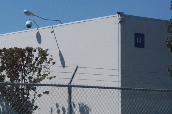 High-resolution video cameras on Building 181