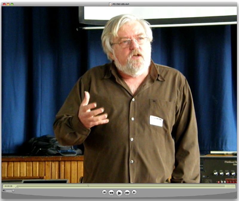 D5. Jonathan Neale – CaCC, editor 'One Million Climate Jobs NOW!' (video still)