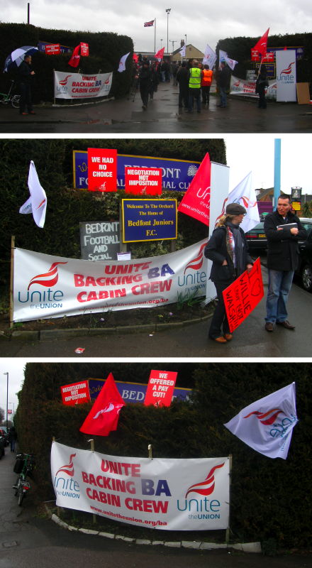 D6a. Strike Support Rally at Bedfont F.C.